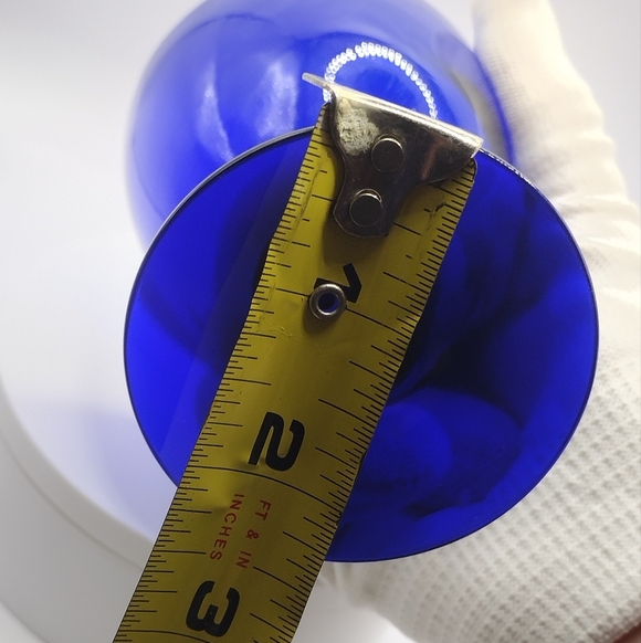 ESTATE PIECE- Vintage Cobalt Blue Champagne, Sherbet, Cocktail Glass - Picture 4 of 9